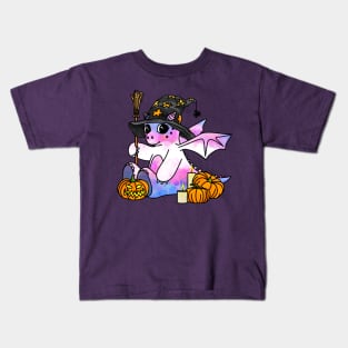 Trans Halloween Dragon Kids T-Shirt